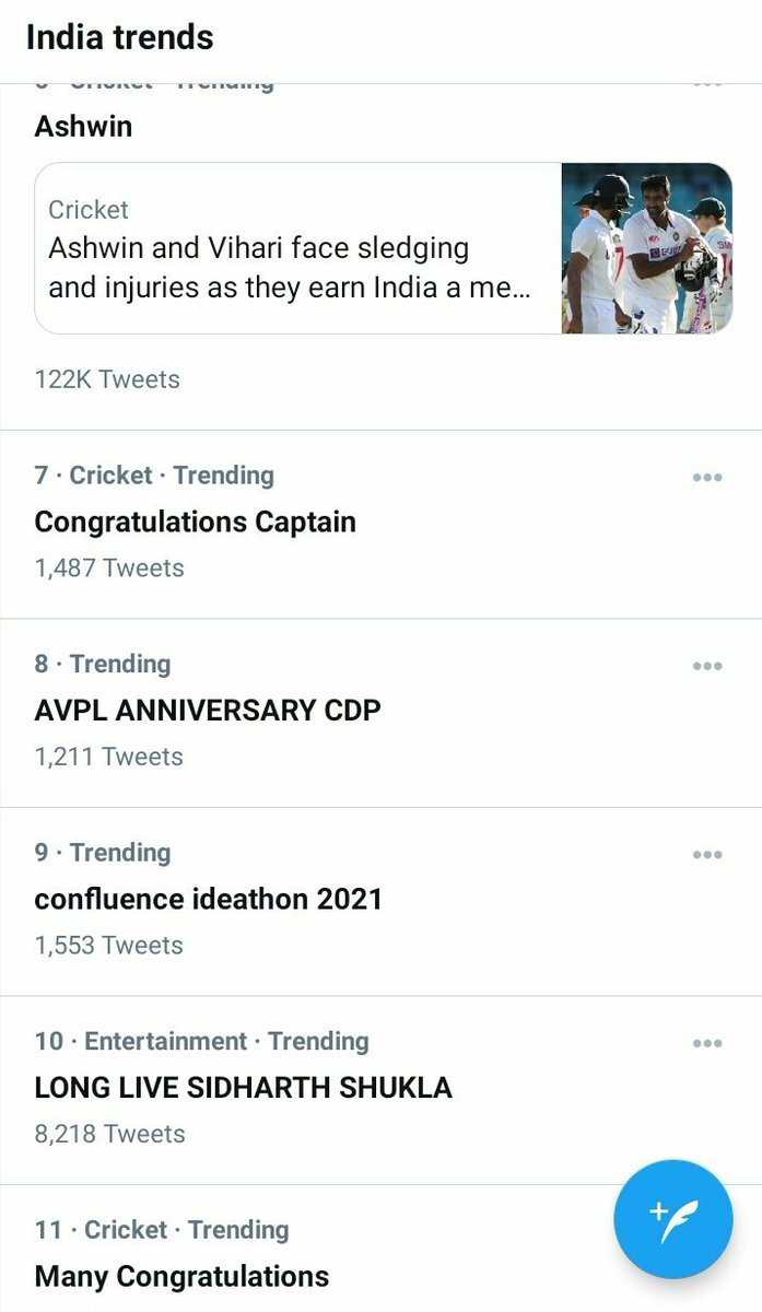 sharath_225's tweet photo. #1YearForNonBBIHAVPL 

AVPL ANNIVERSARY CDP is now trending in India trends 😎🔥👌

Trending in no time...
Redefining the word mass 🔥🔥 https://t.co/nRkKS00n1z