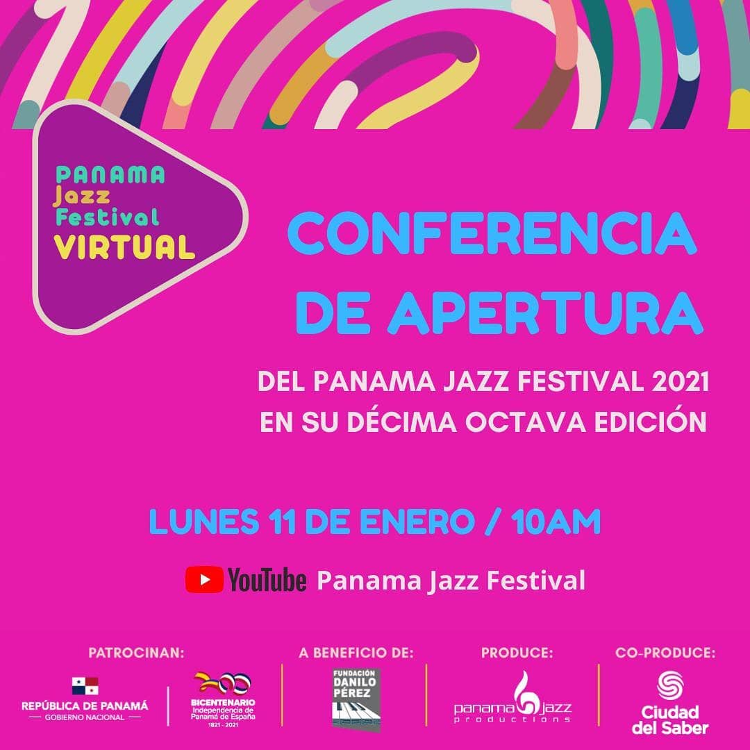 Hoy es el gran día de la conferencia de apertura de la 18 Edición del Panamá Jazz FEstival en homenaje a la cantante panameña Enid Lowe y al Saxofonista Gene Jefferson.

Será transmitido por el canal de YouTube youtube.com/user/panamajaz…