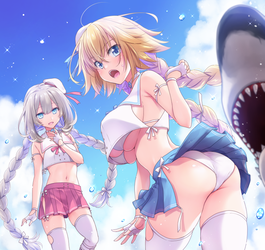 最後のやつも、中に着てるのはきっと水着!
#くそ寒いので水着絵を貼る 