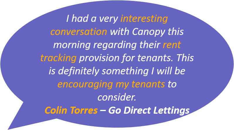 canopyrent's tweet photo. Cut the risk of rent arrears and keep your #landlords smiling. With #RentTrackingโข, your #tenants can record payments and use it to boost their #credit score โ rewarding reliable #renters and making sure you always get paid in full. Thatโs what we call a win-win. https://t.co/cWv0u2fyUs