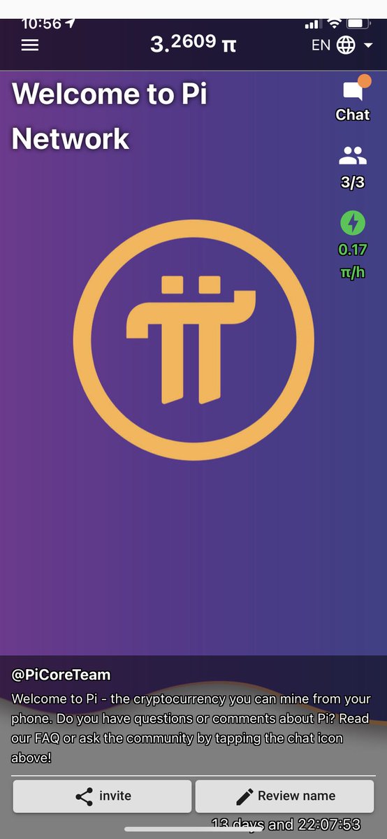 Pi is a new digital currency developed by Stanford PhDs, with over 10 million members worldwide. To claim your Pi, follow this link minepi.com/Prosser01 and use my username (Prosser01) as your invitation code.