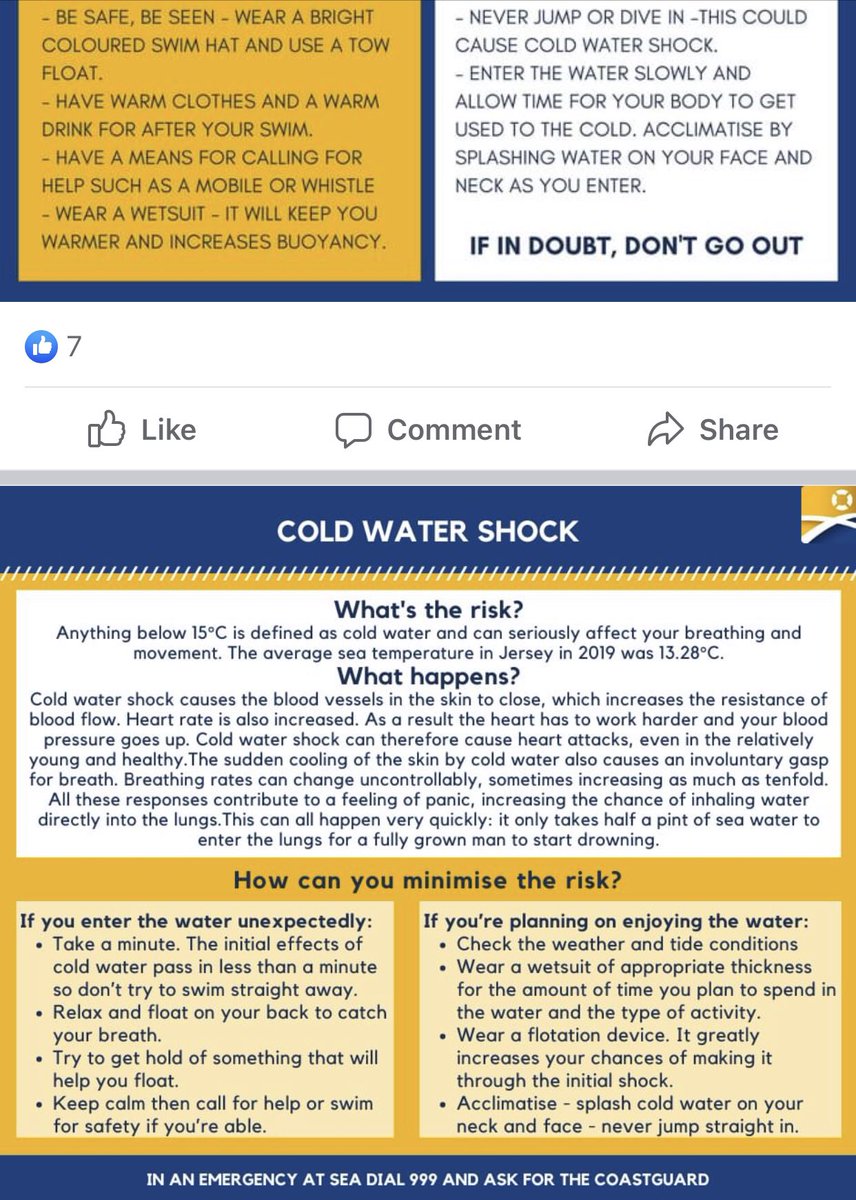 sea_clearly's tweet photo. Important advice from @JsyCoastguard if you’re new to sea swimming during the colder months. #seaswimming #coldwater #goodadvice #donttakerisks #seaclearly https://t.co/sJ3in66WnK