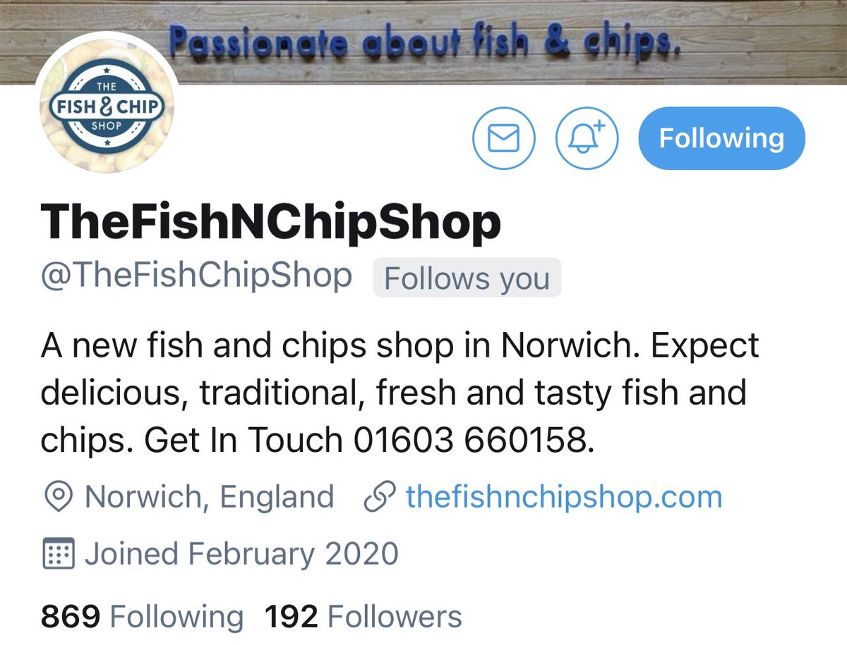 smallbizshoutUK's tweet image. 📢📢📢shoutout for @TheFishChipShop 

A new fish &amp;amp; chips shop in Norwich!

Expect delicious, traditional, fresh &amp;amp; tasty fish &amp;amp; chips 👌🏻

Please show some Twitter love 💕 with a follow and retweet 
#SmallBusinessUK #SmallBusiness #Norwich