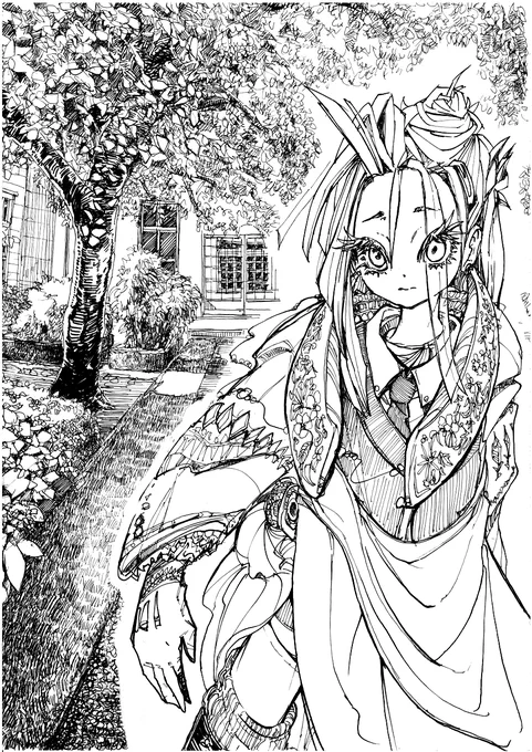 #新年早々の創作クラスタフォロー祭り  
#冬の創作クラスタフォロー祭り 

試行錯誤しながらも完成まで仕上げて、
上手くいかなかったところが何カ所も見つかっても
その失敗を次に活かせるようにしたいです。 

去年はほとんど描けなかったので、
まずはリハビリを兼ねて・・・そして習慣化させたい。 