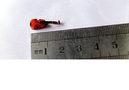 I found the world's tiniest violin for First Lady Melania Trump.