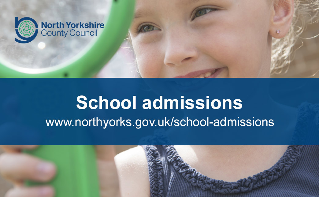 ⚠️Primary school applications close on 15 January.

Don't miss your chance to apply for your child's school place. If your child is due to start in reception or Year 3 at a junior school in September you should apply.

Find out more and apply ⬇️
northyorks.gov.uk/school-admissi…