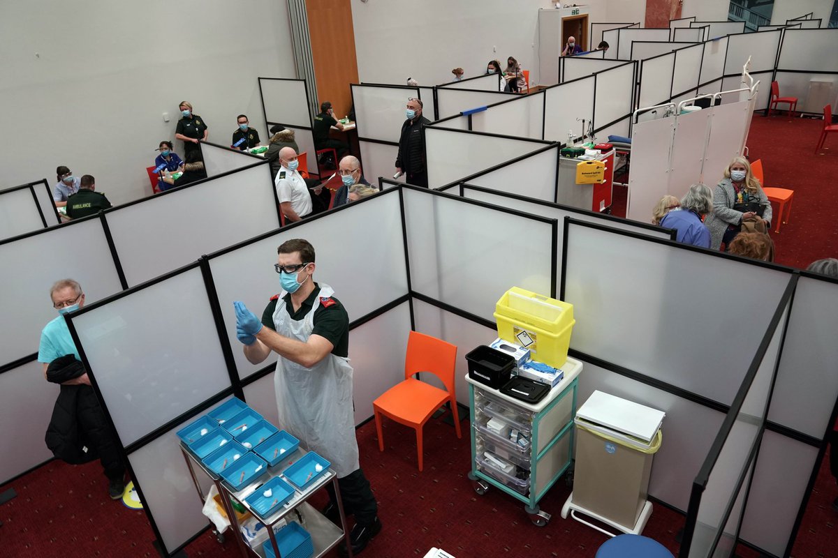 DameJackieD's tweet photo. Thank you to all staff @NewcastleHosps @NEAmbulance @stjohnambulance who are vaccinating today at centre for life in Newcastle - aptly named ! https://t.co/3o7B2uUEp2