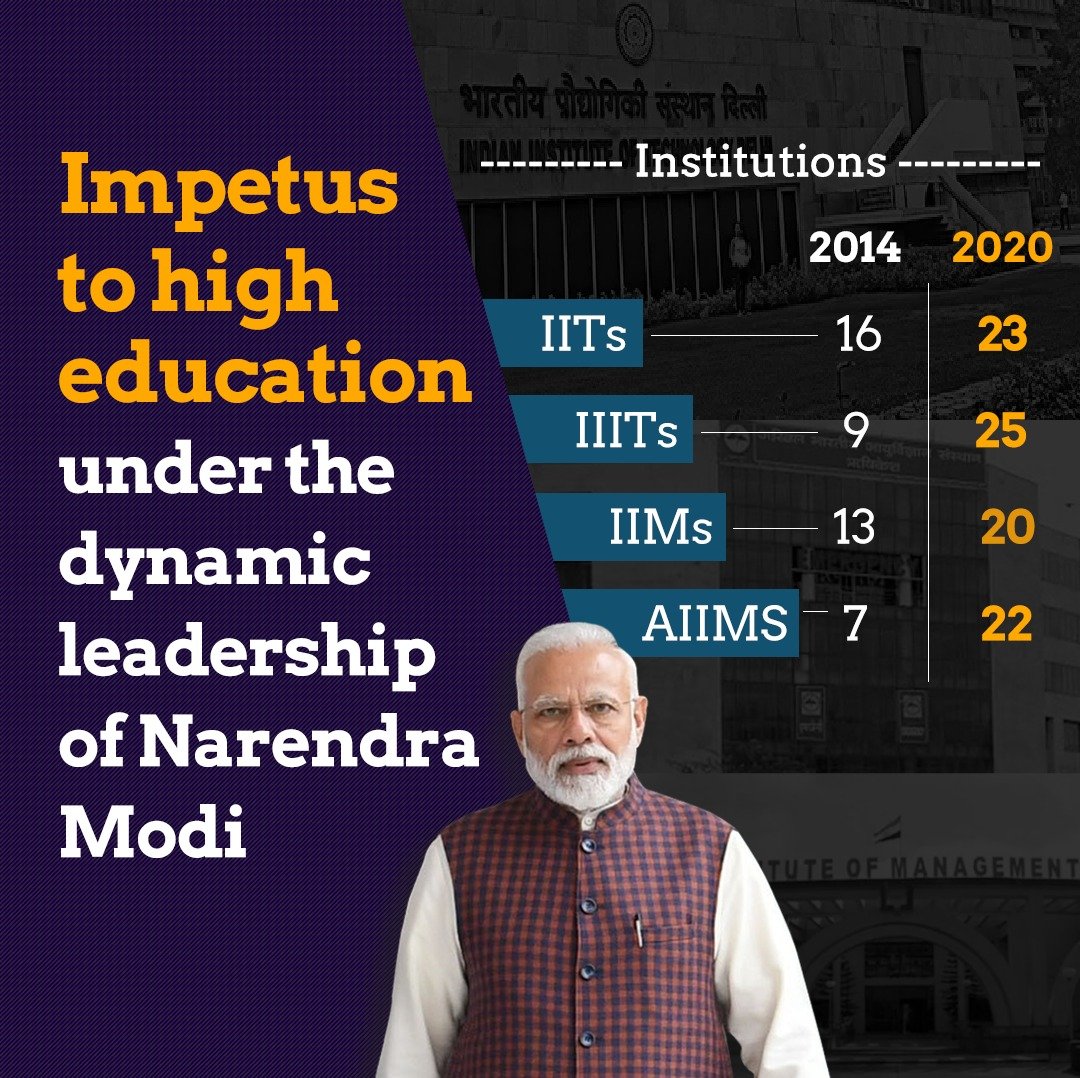 New Reach of #HighEducation under PM Shri @narendramodi 

#NewIndia #MondayMotivation #LeadershipMatters #Leadership
