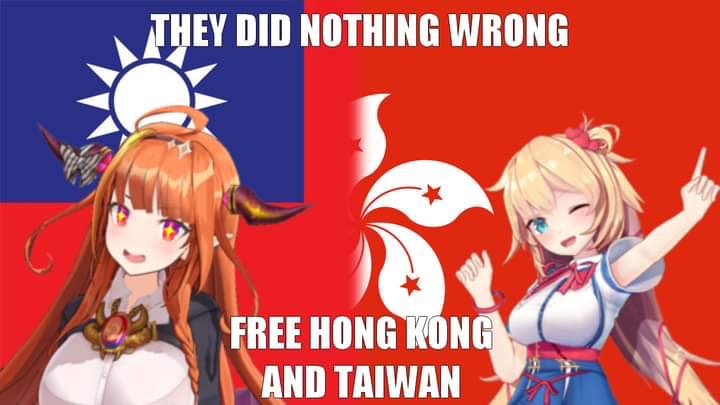BritTrollLeague's tweet photo. @UTdHxLbg9cu49FQ @thoughtcontroua YES you are right. Coco is our hero as she stood up to defend the independence and sovereignty of Taiwan against the CCP tyranny.
We are all against Xi and he must step down so the CCP will no longer threaten our democracy.
#桐生ココ
#ココここ #CocoDidNothingWrong https://t.co/1B55bi9W0m