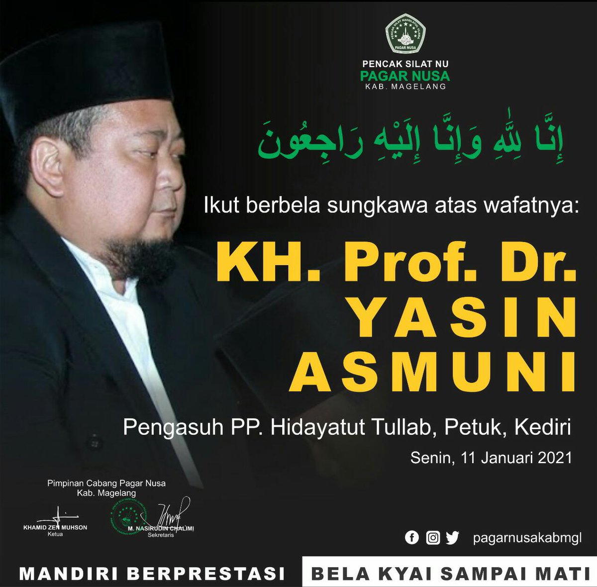 Pagarnusakabmgl's tweet photo. Inna lillahi wa inna ilaihi raji'un https://t.co/q2HQCQvKxn