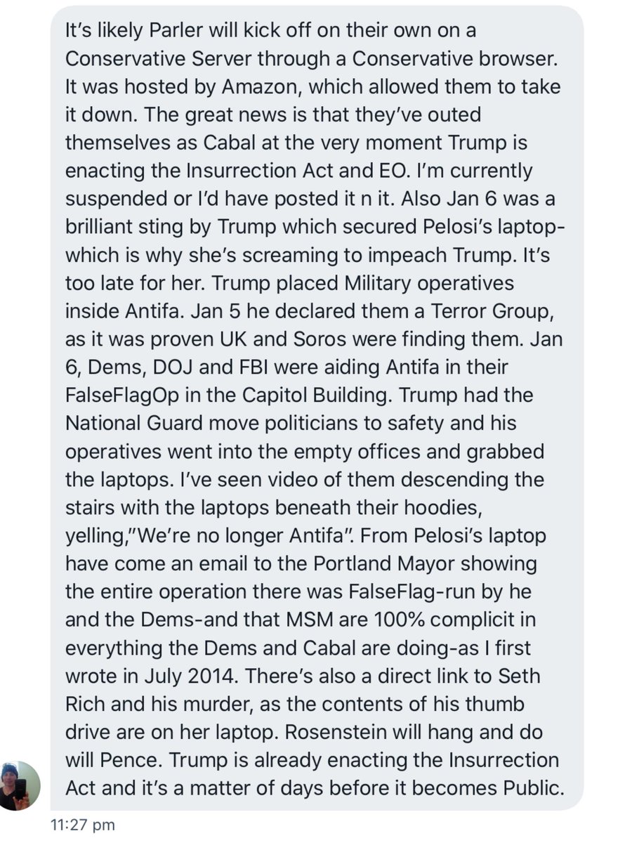 LisaMic75251596's tweet photo. 🇺🇸🇺🇸🇺🇸 🦅 🇺🇸🇺🇸🇺🇸

I will probably get suspended for this .. but I think we all 
have a right to know the truth .. this is from a trusted 
source @SookyBlessingtn 

It explains why Hillary is in such a hurry to impeach
POTUS ~ again ❣️ https://t.co/Jh8De3wSWi