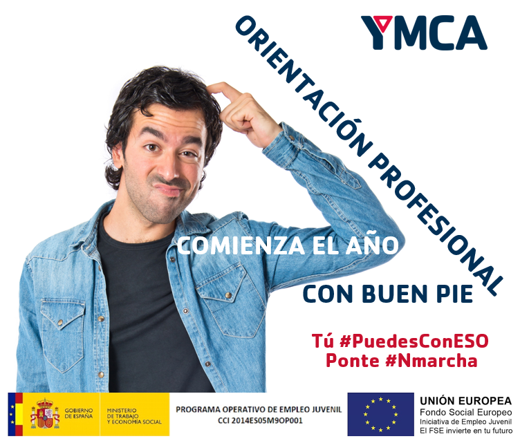 ymca_esp's tweet photo. ORIENTACIÓN PROFESIONAL: COMIENZA EL AÑO CON BUEN PIE. ¿Tienes entre 16 y 29 años? te ayudamos a conseguir tus #estudios o un #empleo, atendiendo a tu #vocación e #InteresesProfesionales. Tú #PuedesConESO (https://t.co/Mz5xhoRyLp). Ponte #Nmarcha (https://t.co/KXgdOQjsrU) https://t.co/ZF56amT2hx