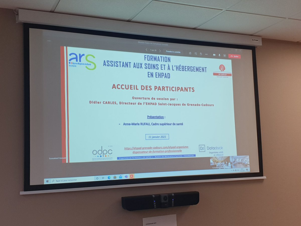 Nous y sommes !! Après l'ouverture de <a href="/MartinetRegine/">Martinet Régine</a> pour <a href="/ARS_OC/">ARS Occitanie</a> que nous remercions sincèrement, la formation Assistant aux Soins et à l'Hébergement a démarré. Une fierté ! Un sacré challenge. @LasserreDGCS <a href="/BrigBourguignon/">Brigitte Bourguignon</a> <a href="/AssociationADPA/">AD-PA</a> <a href="/EricFregona/">Eric Fregona</a> <a href="/olivierveran/">Olivier Véran</a>
