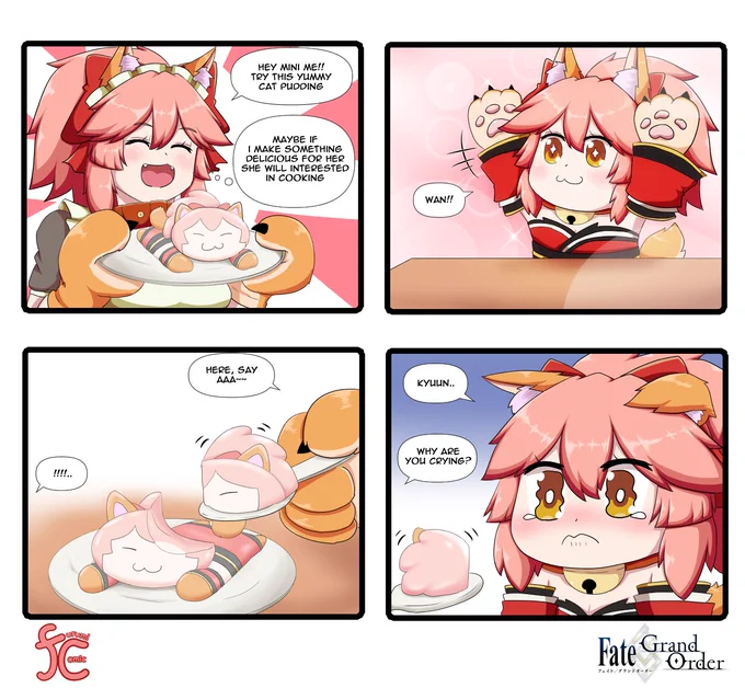A Cat Pudding 
#FGO #FateGO #タマモキャット #玉藻 