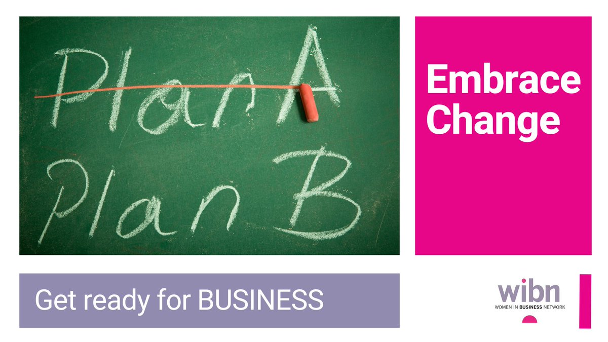 This week's #MondayMotivation tip to get ready for business is to embrace change.

There's nothing as certain as change, and this has never been truer than right now.

It's time to think about life after the pandemic. 

#PlanForSuccess #WomenInBusiness #WIBN #WomenSupportingWomen