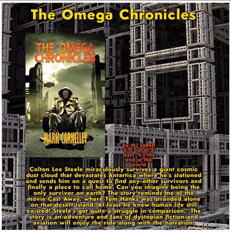 How does one man survive the end of the world? Get yourself a copy of The Omega Chronicles and find out how Colton (Cole) Steele makes his way through a devastated world. amazon.com/Omega-Chronicl…