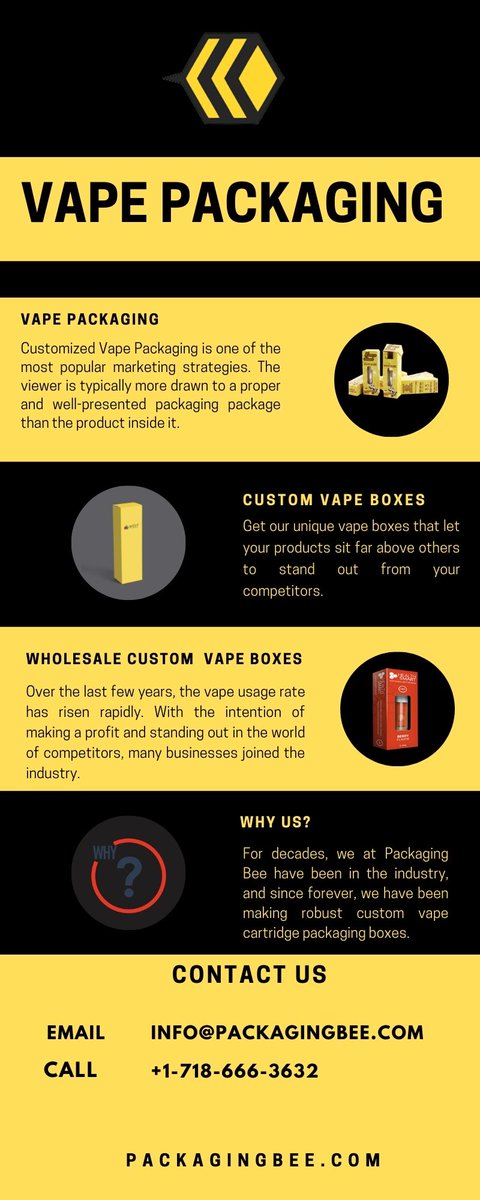 AndrewP70588823's tweet image. Get our customized vape boxes to stand out from your competitors allowing your products to sit well above others.

packagingbee.com/custom-vape-bo…

#VapeBoxes #WholesaleCustomVape #CustomVapeBoxes
