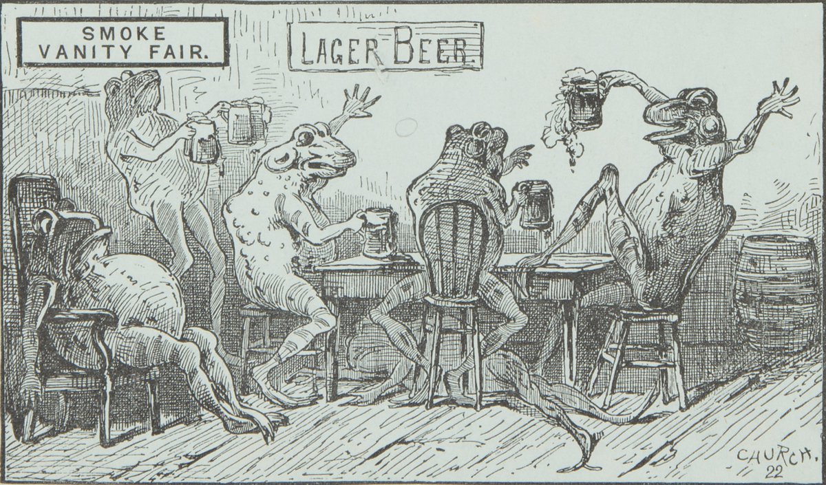 Frederick Stuart Church, “Lager Beer,” 1877. Cooper Hewitt, Smithsonian Design Museum.