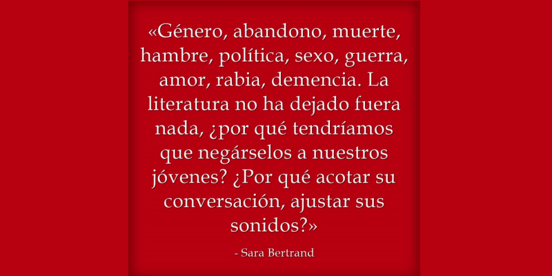 Conversaremos sobre jóvenes y literatura con Sara Betrand <a href="/bertrand_sara/">Sara Bertrand</a> en el #MOOC: Lectores mutantes. Libros, ficciones y otras textualidades para formar jóvenes lectores #LecturaCRIF (3ª ed.).

Gratis, en línea... ¿Te apuntas? 👉 bit.ly/3qcA04P
📌Comienza 25 de enero