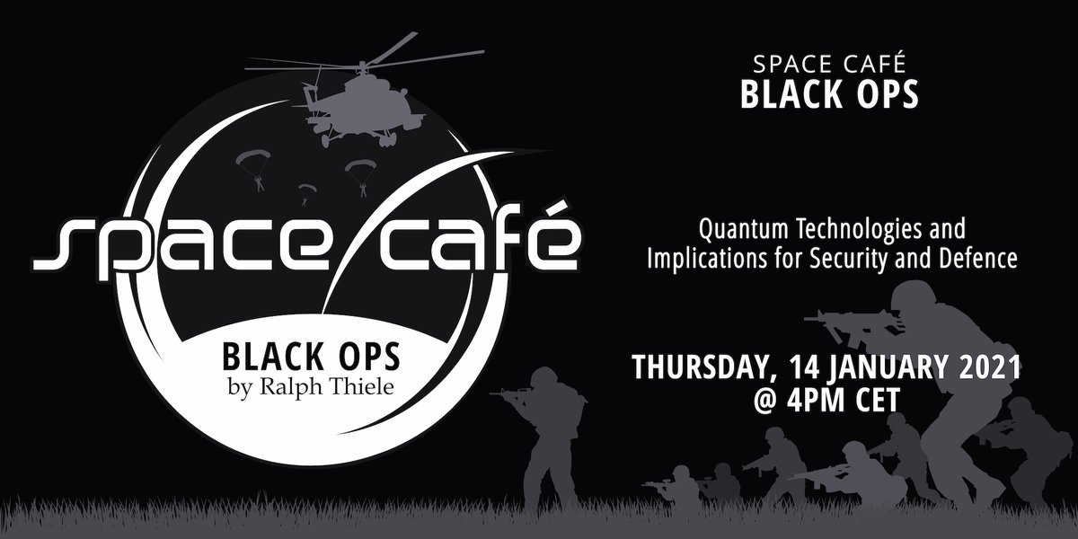 SpaceWatchGL's tweet photo. Register Today For Our Space Cafe “Black Ops by Ralph Thiele #02” On 14 January 2021 #HeikePoignand #JoséAchache #quantumkeydistribution #RalphThiele #SpaceCaféBlackOps

https://t.co/NcqBuUAwNj https://t.co/HdvdrnsHCR