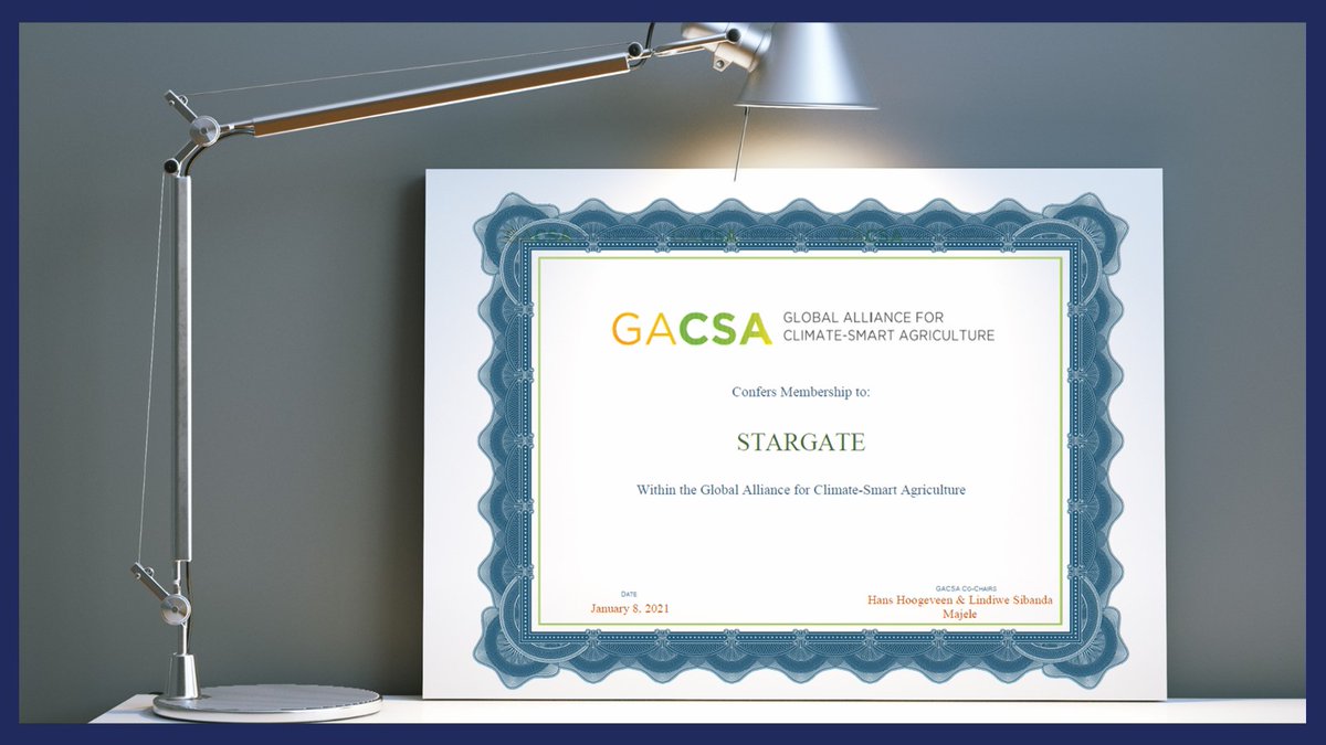 stargateH2020's tweet photo. 📢 @stargateH2020 proudly announces that just became a member🏅of the @GACSA_news
👉 https://t.co/G1e08n8rhe
#GACSA #GACSAFU #GACSAMEMBER #EU #EU_H2020 #EIPagri #innovation #SmartAgriculture #CGIAR #InvestEUResearch #EIPagriSoil #AgriResearchEU #H2020SC2 #EUeic #EITeu https://t.co/4QNAsAJ54x