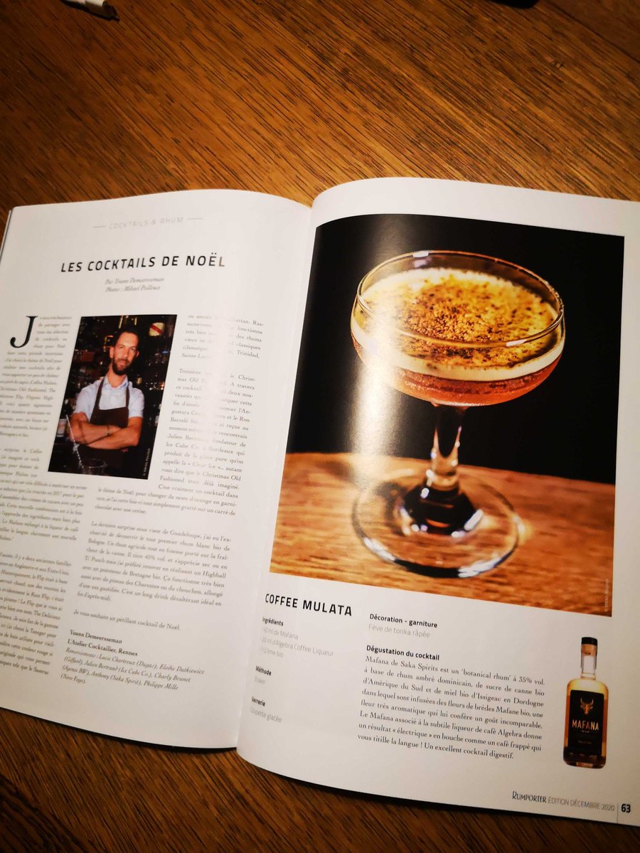 Sakaspirits's tweet photo. Le Coffee Mulata de Yoann Demeersseman, à essayer, même hors Noël 😉
Paru sur @Rumporter
#cocktail #coffeemulata #mulata #tendance #mafana #recette #mafanarum #rumporter https://t.co/fHBkVmxXZL