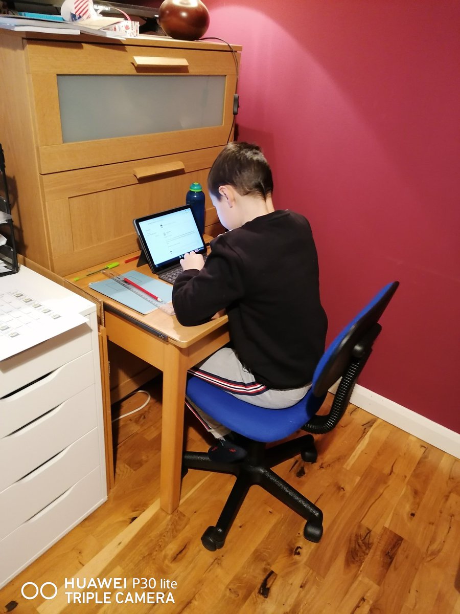 clintonm75's tweet photo. 8:45am and luke is so excited to start home schooling!! Thanks to all the wonderful staff at Kincardine in Menteith ps who have works so hard to put together a fantastic home schooling program. ❤️❤️ @Kininmps #homeschooling #lockdownuk https://t.co/cGFdRuuMRt