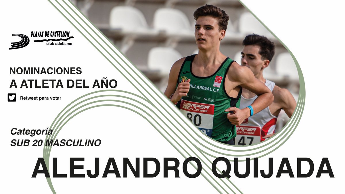 atletismoplayas's tweet photo. 🟢Atletas del año Playas de Castellón⚫️

SUB 20 MASCULINO

➡️ Vota por tu atleta haciendo RT a este tweet. Puedes votar a varios. 

➡️ Los 3 atletas de cada categoría que mas RT consigan pasan a la siguiente fase https://t.co/gOy3RMsTsI