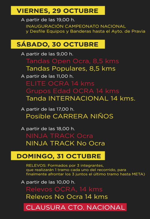 CrowsBattle's tweet photo. #CrowsBattle #SomosCuervos
#Nacional #OCRA #España #ocr
❤️Atentos #RACERS 🏃🏃‍♀️ porque ABRIMOS INSCRIPCIONES en breve....❤️
¿ya sabes en qué modalidades vas a competir? @ayto_pravia @ebrokerES @OCRA_ESP https://t.co/wqjhLWzW3Q