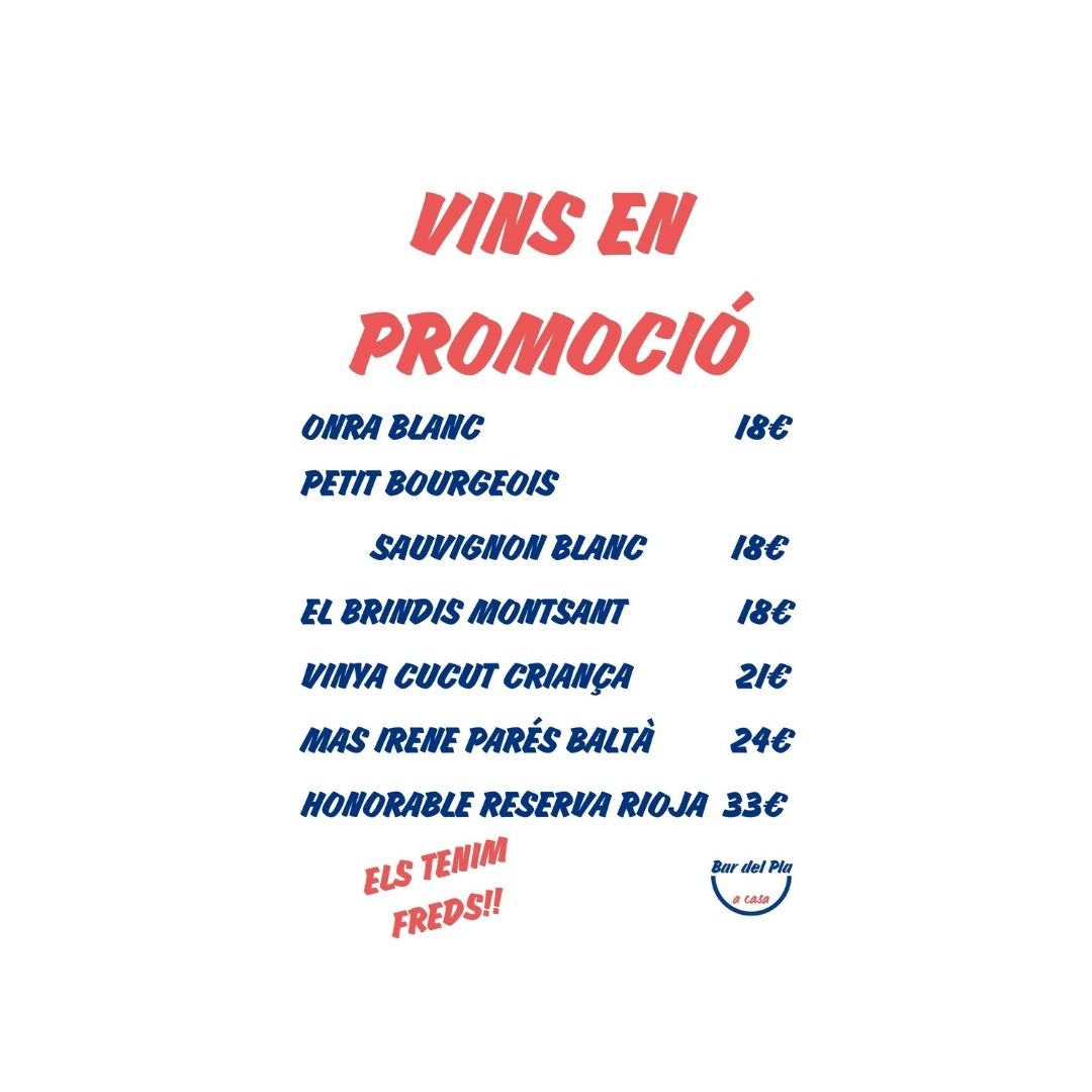 Si vienes a buscar platos con nuestro servicios de Cocina para llevar 𝐁𝐚𝐫 𝐝𝐞𝐥 𝐏𝐥𝐚 𝐚 𝐜𝐚𝐬𝐚 .... ¡Recuerda qué también le puedes añadir vino! O éstos... u otros! ¡Ya sabrás qué nos flipan los vinos!⁣
⁣
instagram.com/p/CHN8bRGCQzi/⁣
⁣
⁣