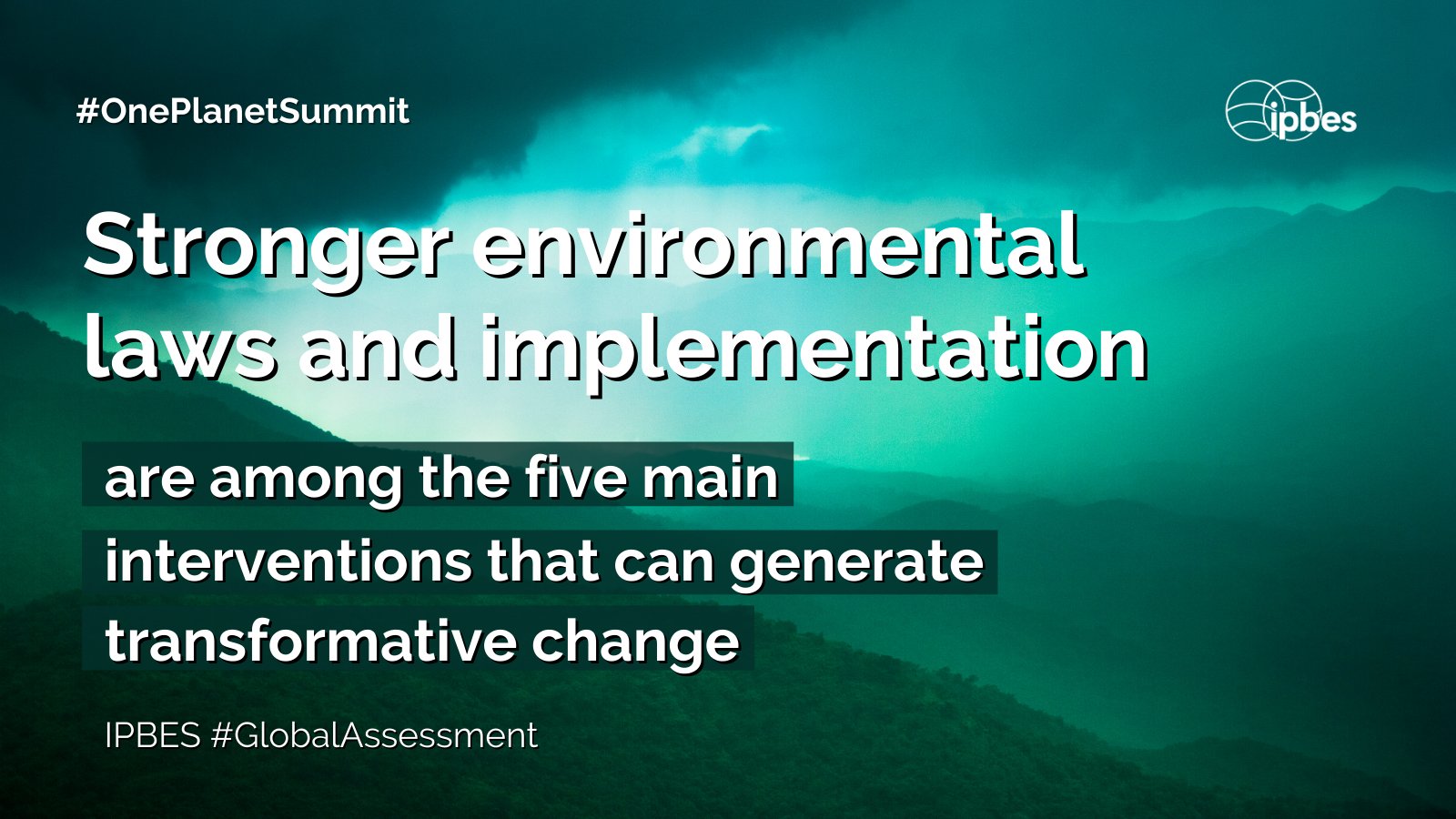 Ipbes On Twitter Strengthening Environmental Laws And Policies And Their Implementation And The Rule Of Law More Generally Can Help Generate Transformativechange Ipbes Globalassessment Today Join Oneplanetsummit On Biodiversity 2pm Cet