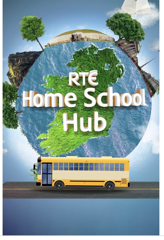 As we begin remote learning today don’t forget that RTÉ Home School Hub is on RTÉ 2 each day between 10am and 12 noon. 👍
