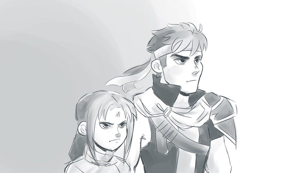 Day 7: Free day! #ikesorenweek2021 goodness. I missed this one but here’s a little sketch. I’m so happy to have been a part of this! It was great seeing everyone’s art :D Ike and Soren are so near and dear to my heart and I’m glad I was able to share some of that <3 #ike #soren