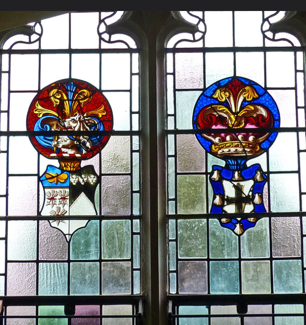 Off to Stone,  #Worcs. for  #ArtsandCrafts  #Cotswolds  #churches, where the Commissioners Gothic church of 1831-2 replaced a medieval church destroyed by fire. Kemp replaced the E window in 1900 and its heraldic scheme was partially reused within the nave.All images Tudor Barlow