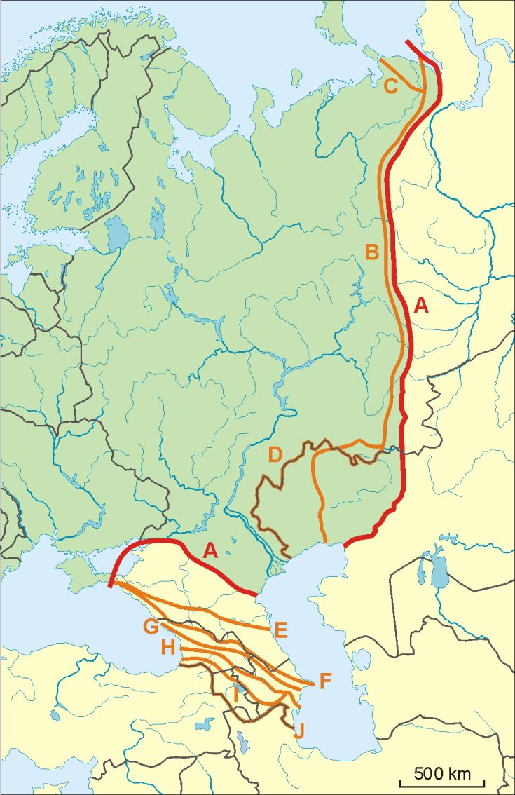 This doesn’t make any sense. “Asia” is a gigantic geographical mass. That mass of Asia is absurdly and quixotically cut from Europe, whose divisions are entirely based on “convention” (that is no geological or geographical sense). See the random borders between Eurasia.