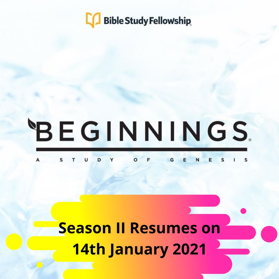 BSFWestlandsYA's tweet photo. Welcome back to the second and final leg of #Genesis.
We resume class this Thursday 14th January 2021 from 7.00pm on #Zoom. For further assistance, please check-in with your Group Leader. We're glad to have you back!
#Genesis
#Beginnings
#Season2
#BSFWestlandsYA
#weareBSF https://t.co/r8vaNIS3fZ