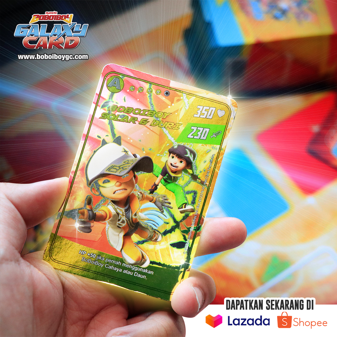 BoBoiBoy's tweet image. Sori nak tanya sikit, korang dah ada ke belum kad ni? 🤔

Nak? Dapatkan Starter Deck sekarang! Klik sini👉 bit.ly/StarterDeck

#BoBoiBoy #BoBoiBoyGalaxyCard #StarterDeck