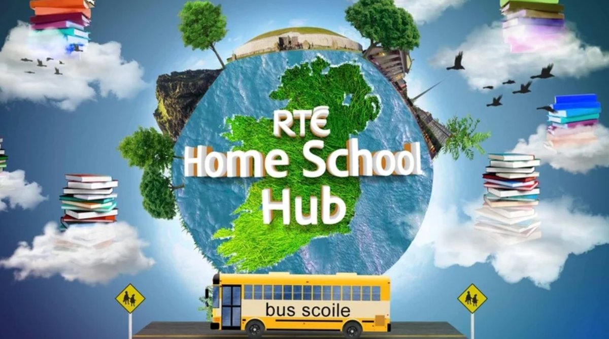 Education_Ire's tweet photo. #HomeSchoolHub is back. Tune in this morning from 10am to 12pm on @RTE2 for fun lessons to help with home learning @RTEjr https://t.co/A68YZwnYtK