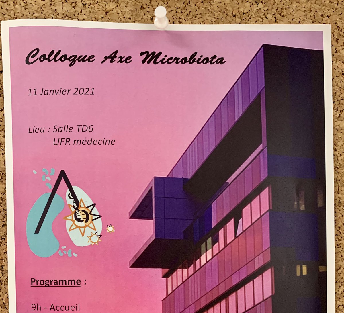 Today, it’s the annual colloquium of my research team #Microbiota-UMR1078 <a href="/InsermGrdOuest/">Inserm Grand Ouest</a>. Very happy to listen to the young researchers who have been working hard all year! #LungMicrobiome
