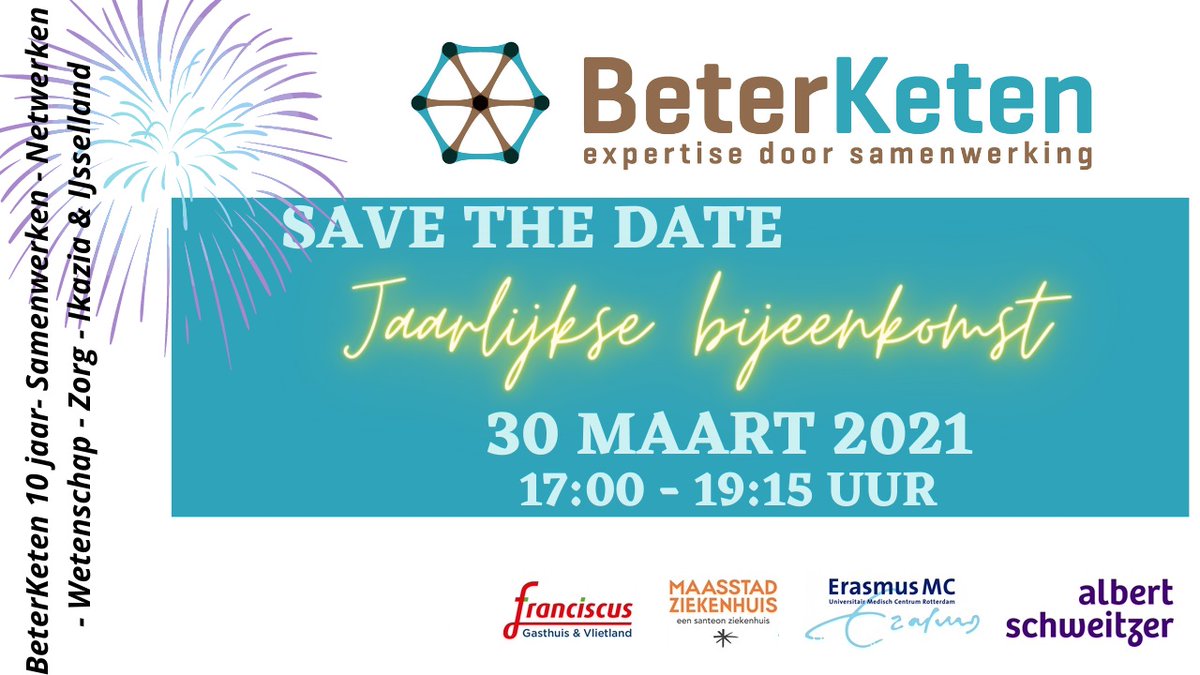 Nieuwjaarsgroet en save the date - eepurl.com/hnHw1f
