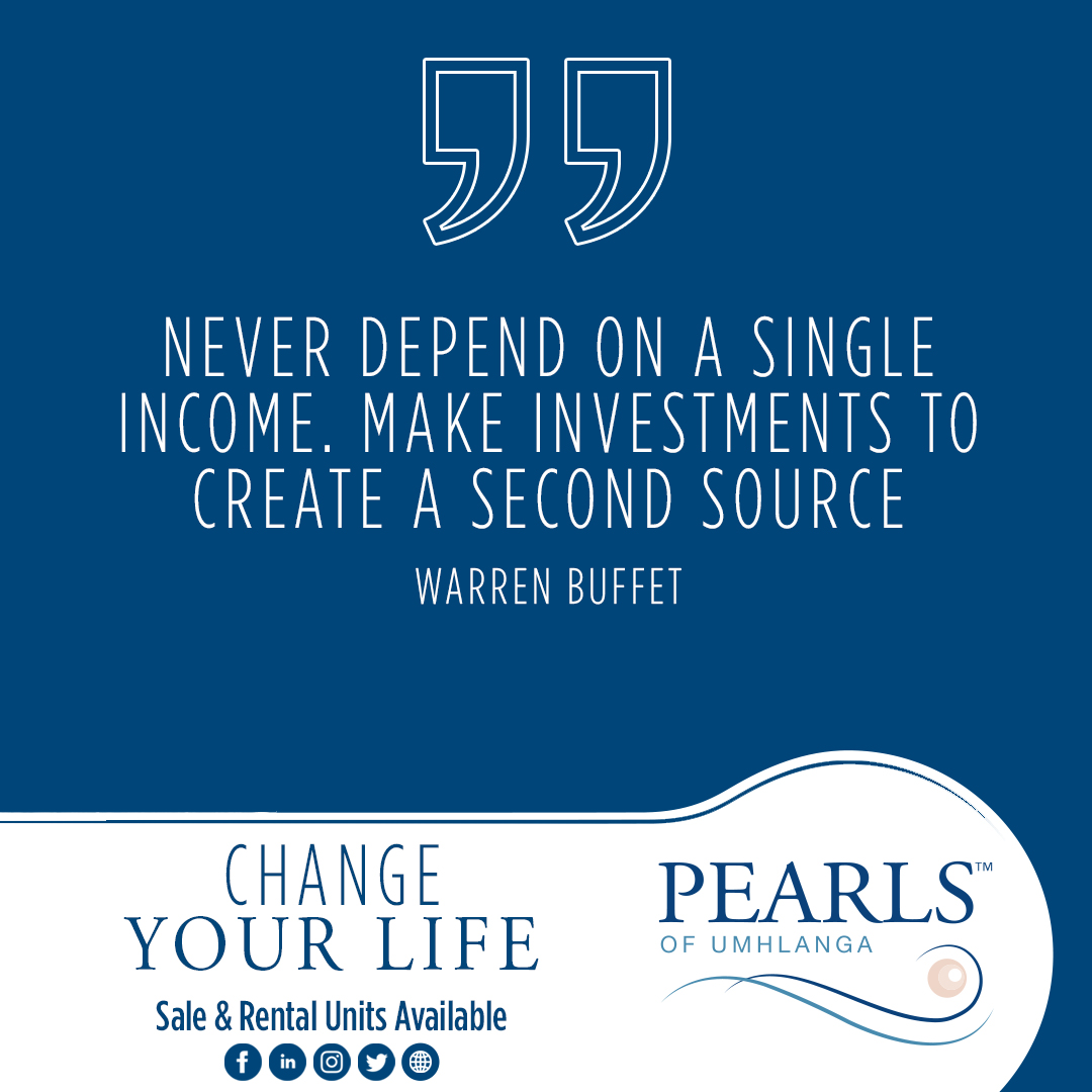 The return you receive from property investment is split into capital appreciation and cash flow. Capital appreciation is the increase in value of the property itself and cash flow is the profit you make each month from rent. For more info visit pearlsofumhlanga.co.za