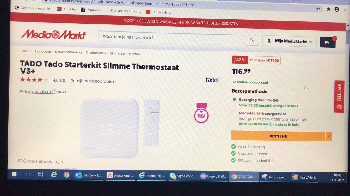 Bobjuh's tweet photo. @mediamarkt_nl Ik probeer deze bestelling te doen, maar als ik verder ga in het bestel proces dan schiet de prijs omhoog naar € 132, 99 https://t.co/RYDQMru2yy