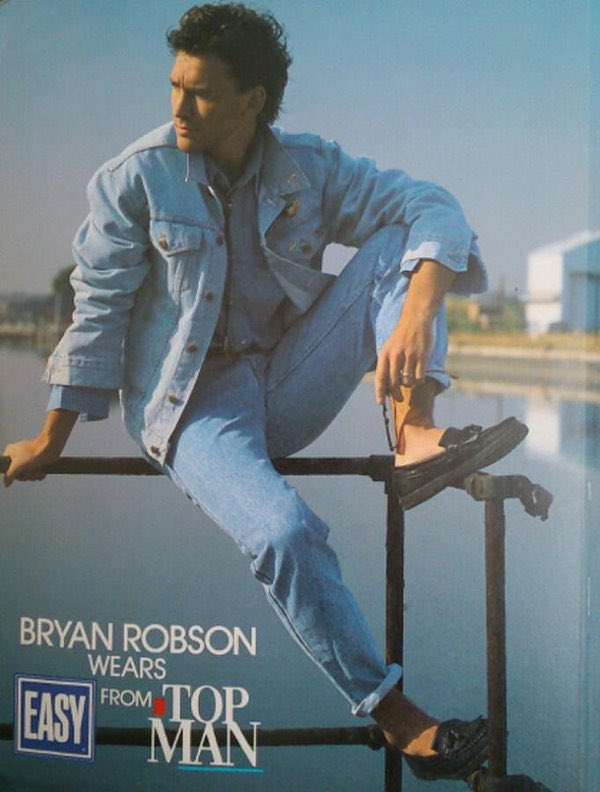Happy Birthday Bryan Robson. The only Midfielder in history to pocket Diego and pull off Triple Denim. 