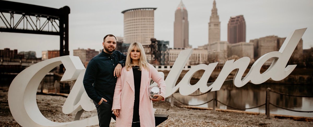 nursetinacle's tweet photo. @louis_louie happythankyoumoreplease? 🍾 A big thank you to our friends, Drzazga photography 📸for such a fun photo shoot around the city that we love #ThisisCLE #clecouple #drzazgaphotography https://t.co/43jFor9QiH