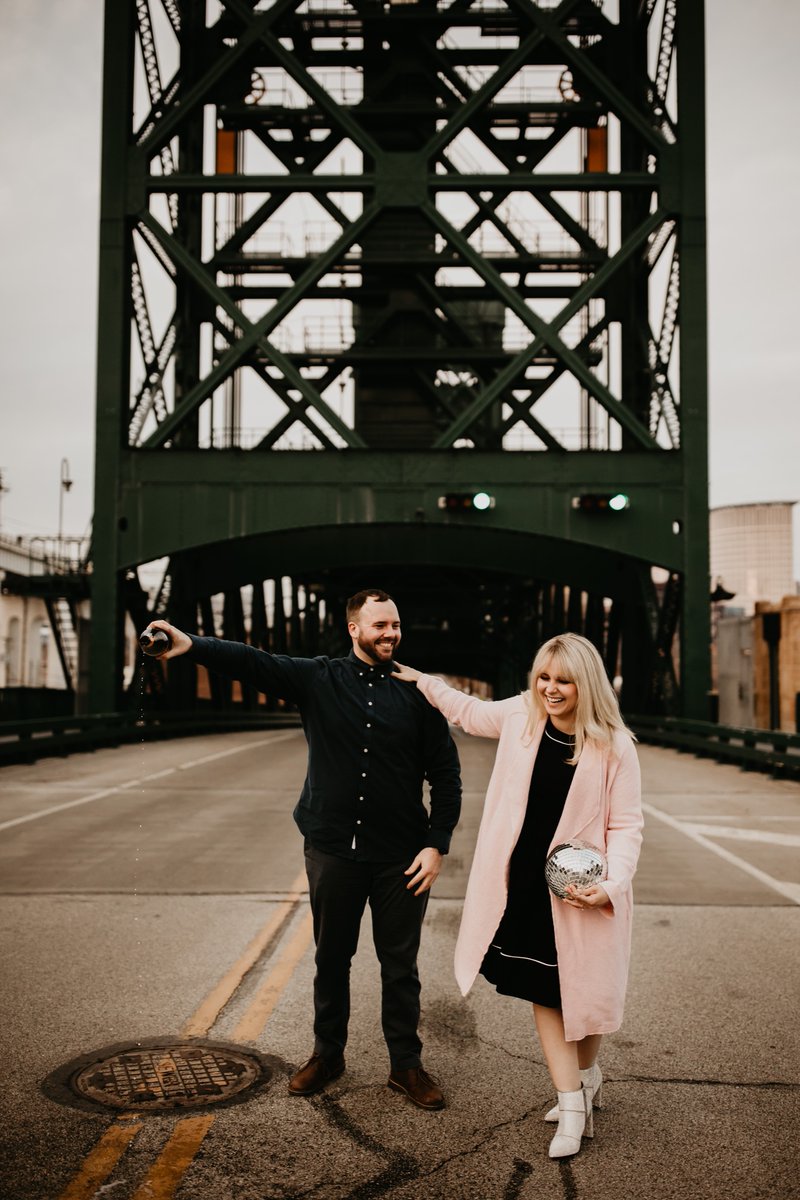nursetinacle's tweet photo. @louis_louie happythankyoumoreplease? 🍾 A big thank you to our friends, Drzazga photography 📸for such a fun photo shoot around the city that we love #ThisisCLE #clecouple #drzazgaphotography https://t.co/43jFor9QiH