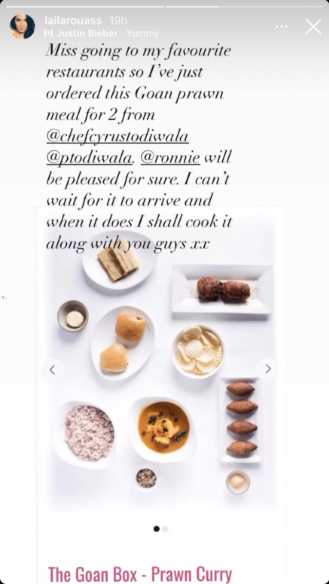 Essential_Harry's tweet image. Just @ctodiwala and @MrsTodiwala casually delivering a lovely looking meal to the 🐐 @ronnieo147 #goat