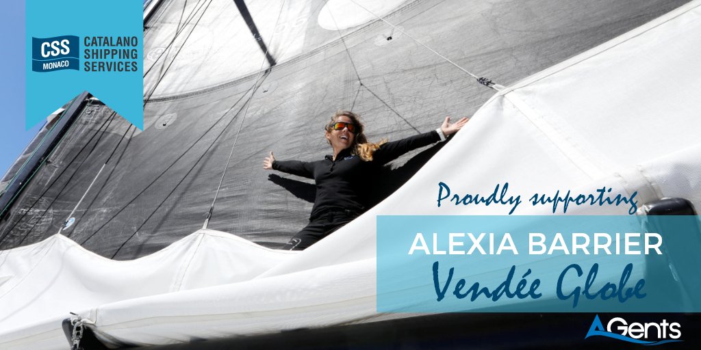 Catalano Shipping is proudly supporting <a href="/Alexia_Barrier/">Alexia Barrier</a> 

#vendeeglobe #vg2020