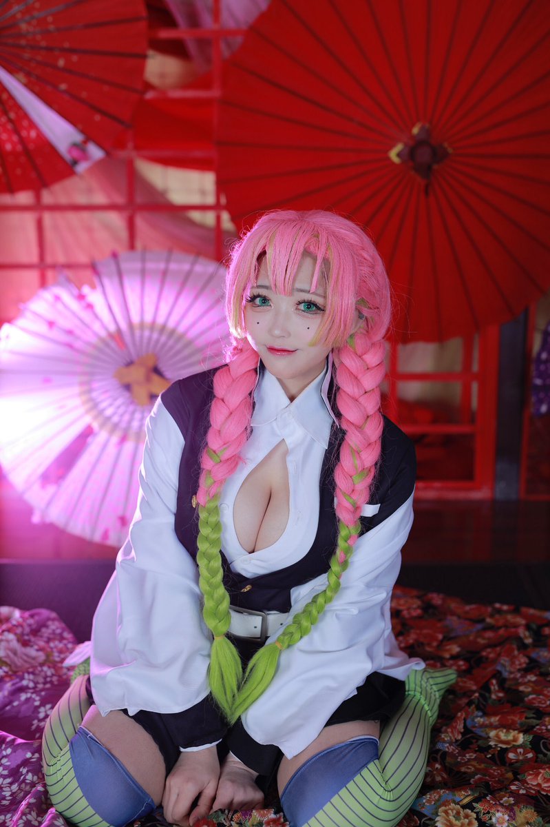 コスプレ🍡cosplay 甘露寺蜜璃 ーーー鬼滅の刃 📷【@odf541013 】様