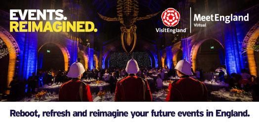Re-imagine your future events at #MeetEngland Virtual. #Eventprofs join us on 9 &amp; 11 February to discover exciting possibilities for your future events in England. Get up to date with the latest products &amp; innovations &amp; create lasting connections. Register buff.ly/36RtA4q