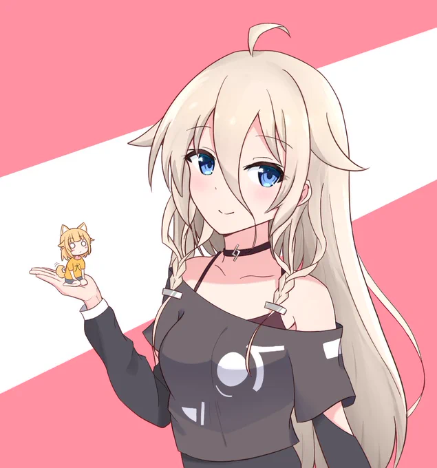 いあちゃんと手乗りおね
#IA 